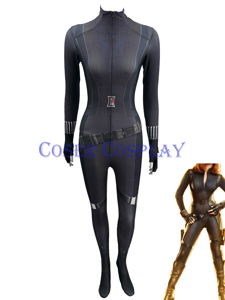 2020 Black Widow Cosplay Costume Black Halloween Suit 0428